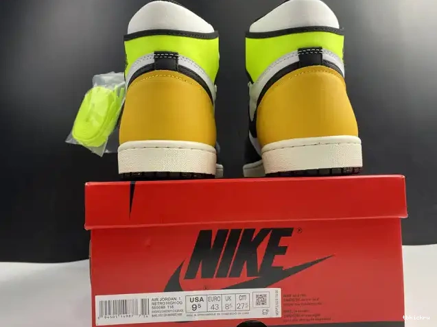 Reps TBK 555088-118 'VOLT RETRO OG 1 GOLD' AIR HIGH JORDAN 0511